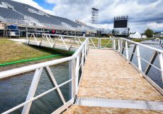 Rampe d'accès PMR, ponton cérémonie JO 2024